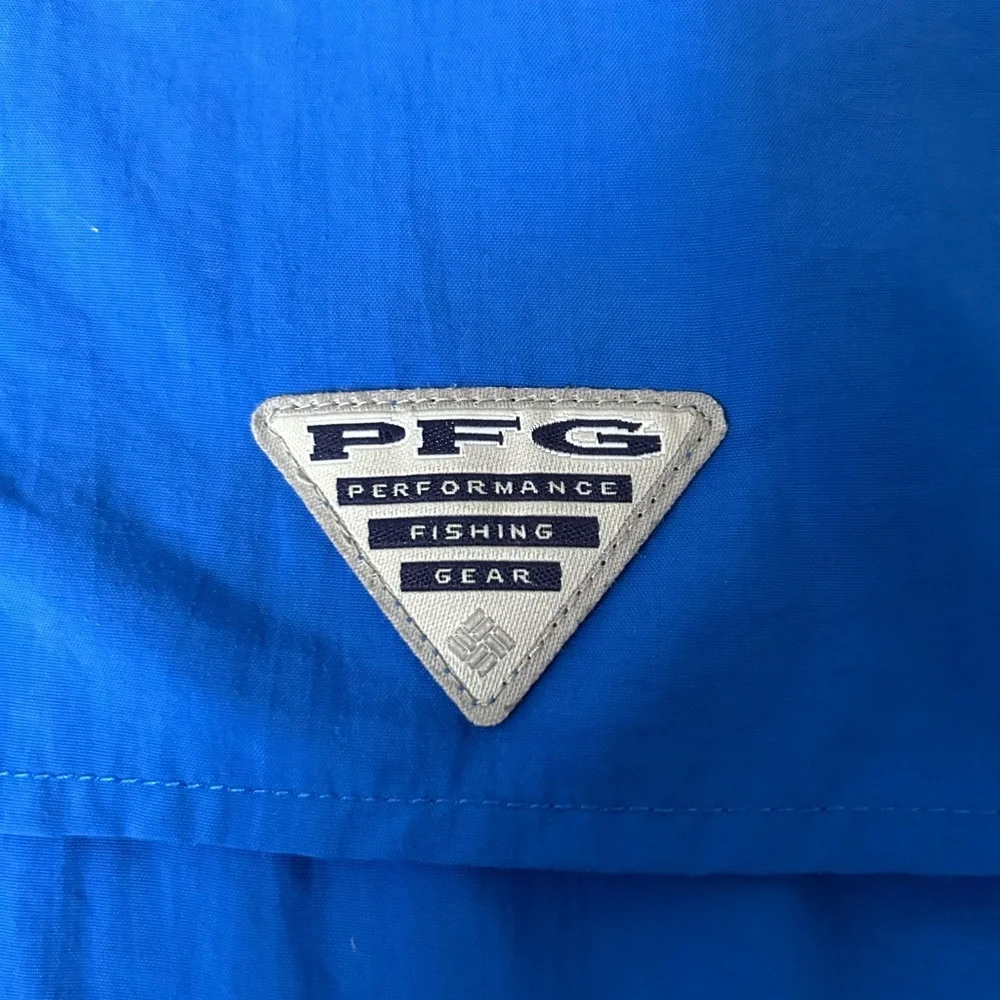 Columbia Men's Blue Performance Fishing Gear Shirt size XXL - Picture 6 of 11